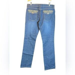 Daisy Fuentes Women's Boot Cut‎ Denim Jeans Blue Low Rise - Size 8 NWT